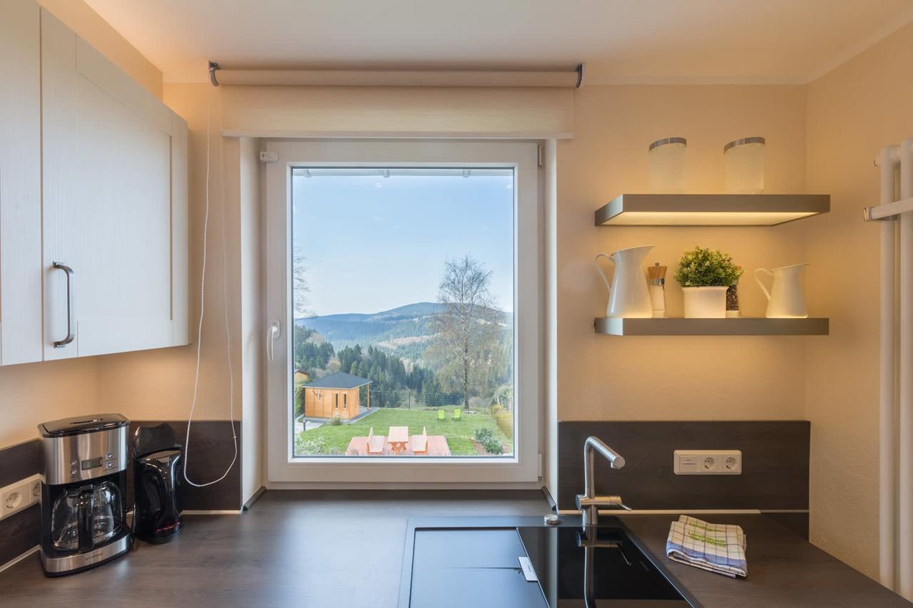 Landhaeuser Bergwiese - Ferienhaus Hoehenblick Sankt Andreasberg Eksteriør billede